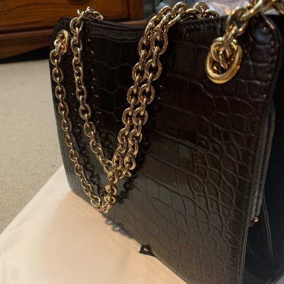 NWOT Gucci Zumi crocodile tote - Picture 9 of 16